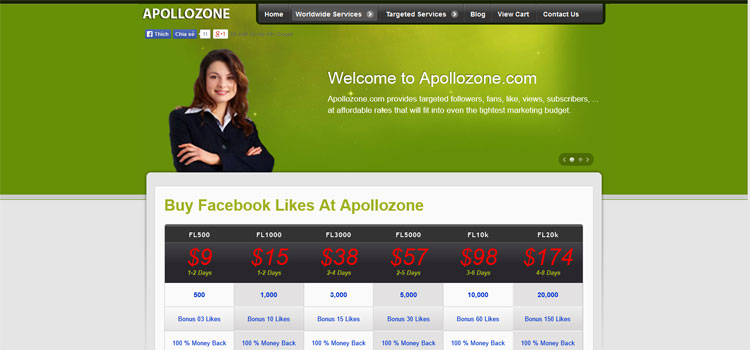 Apollozone.com || Facebook,Twitter, Pinterest, Google Services - 3