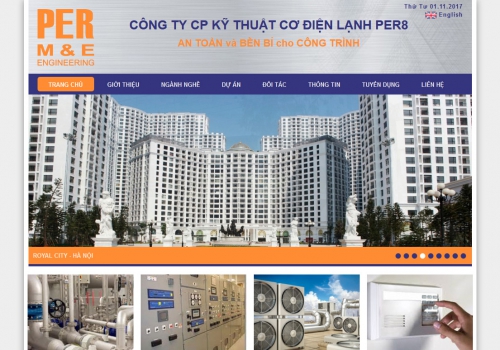 CÔNG TY CP KỸ THUẬT CƠ ĐIỆN LẠNH PER8