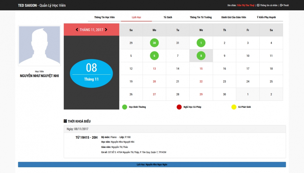 TED SAIGON - Hệ thống quản lý học viên - 3
