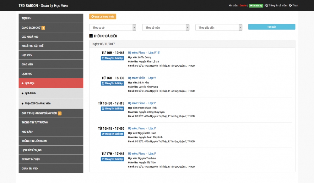 TED SAIGON - Hệ thống quản lý học viên - 6