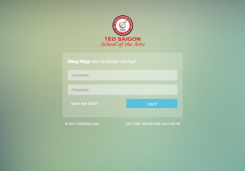 TED SAIGON - Hệ thống quản lý học viên