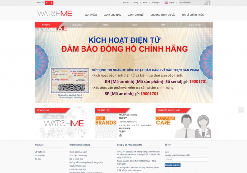 Watchme Corp - Nhà nhập khẩu và phân phối chính thức các nhãn hiệu đồng hồ thời trang